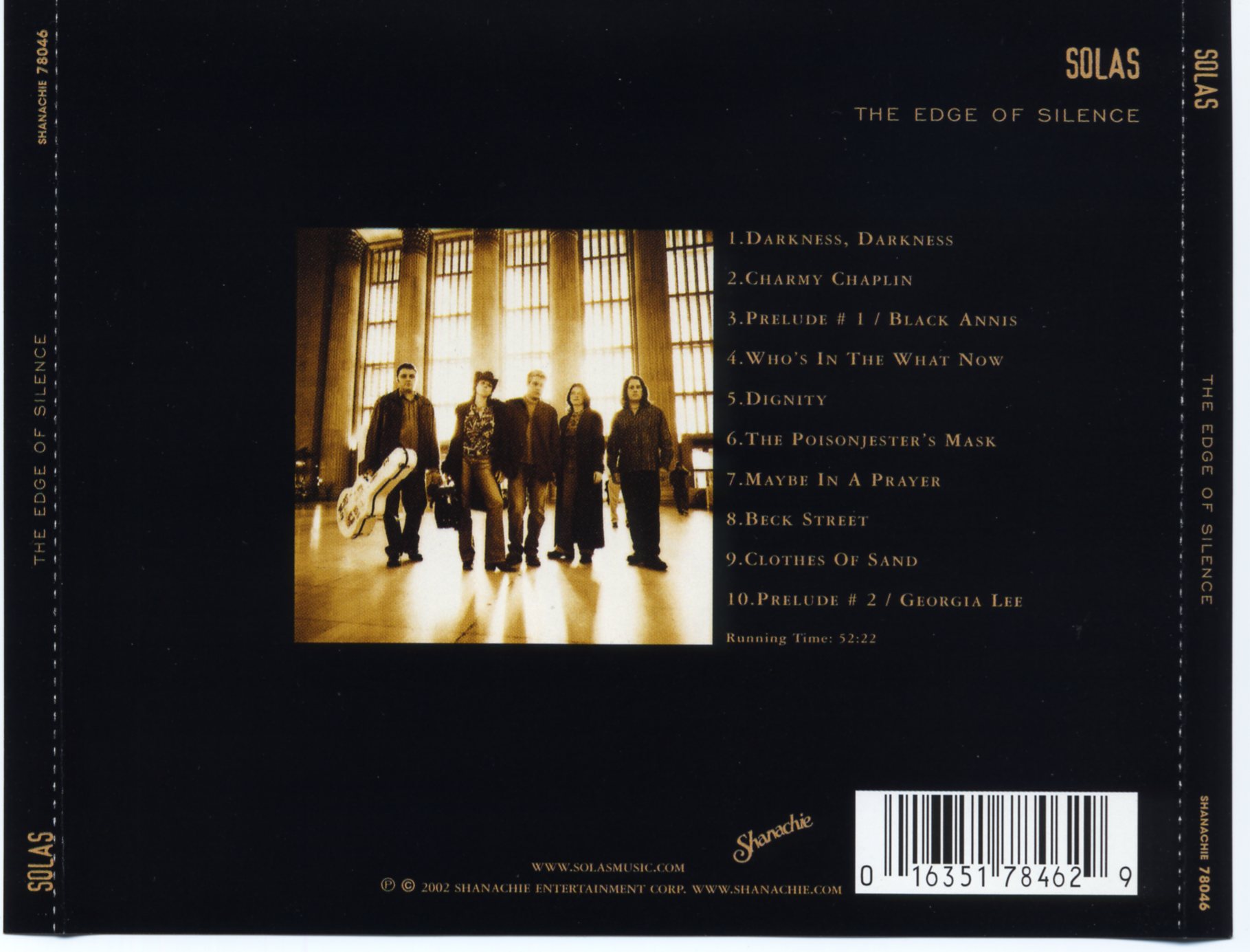 The Edge of Silence - Insert/Booklet